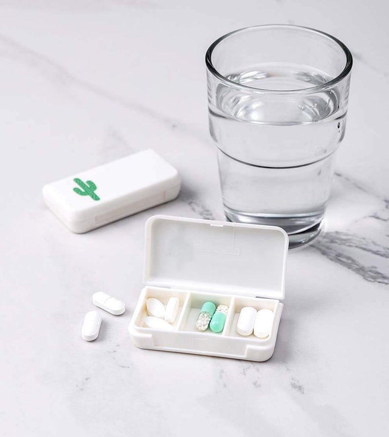LINXI 4 Pack Small Pill Organizer, Individual Compartments Holds Vitamin, Medicine, Portable, Small Pill Container for Purse or Pocket - Image 4